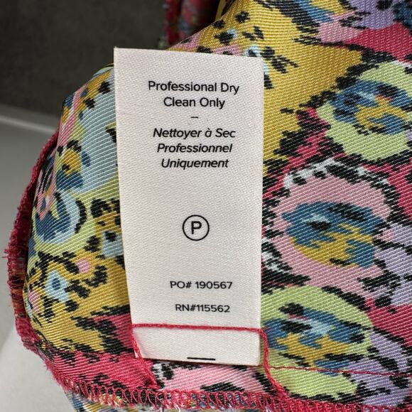 Cinq a Sept Womens Sofie Paisley Print Ruffle Hem Tank Top Size Small - Picture 9 of 10